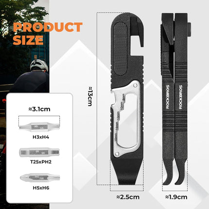 188Outil Multifunzionale 16-in-1 Cricchetto e Kit di Riparazione