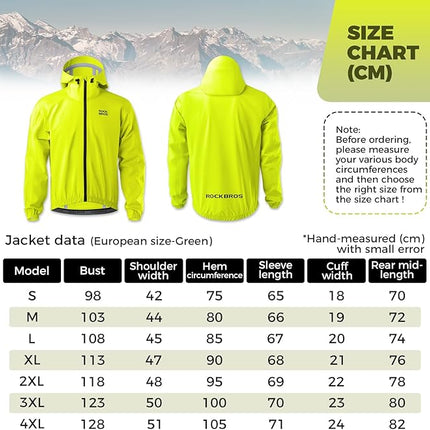 ROCKBROS vihmajakk (Unisex) – Veekindel 5