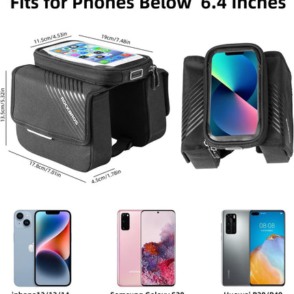 1289Bolsa de cuadro impermeable para teléfono con pantalla táctil