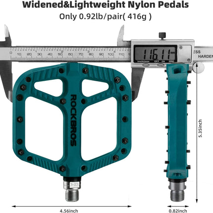 282Pédales VTT en nylon avec plateforme large