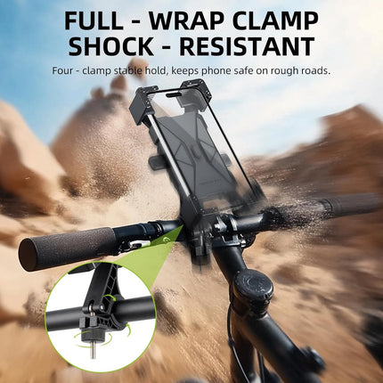 Support Téléphone Vélo/Moto Réglable à 360° - Vert