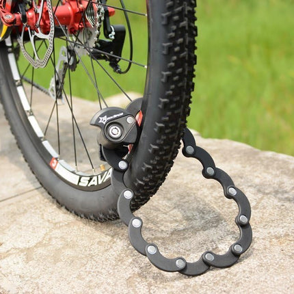 267Antivol bicicleta plegable con llaves y soporte de montaje