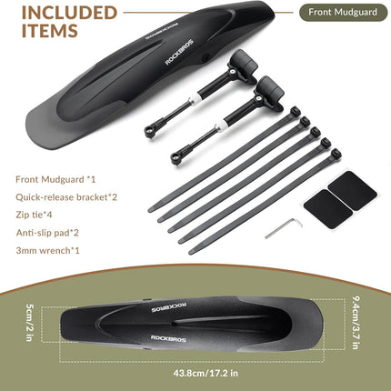 306 Parafango Anteriore per MTB e Bici da Città