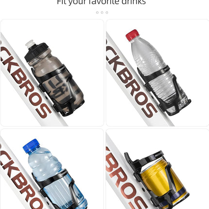 257Portabotellas de bicicleta Rockbros - Negro