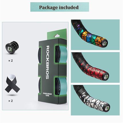 155ROCKBROS Non-Slip Shockproof Handlebar Tape in EVA
