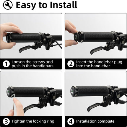 169 Manopole Manubrio Antiscivolo Doppia Chiusura