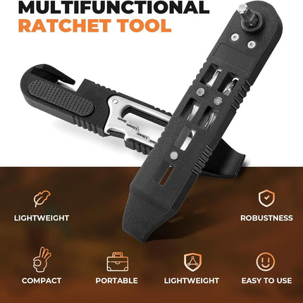 188Outil Multifunzionale 16-in-1 Cricchetto e Kit di Riparazione