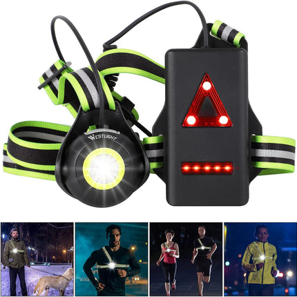 WEST BIKING jooksulamp 500 luumenit (rinnale)