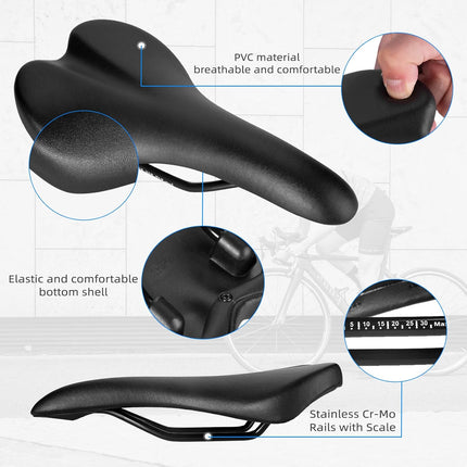 264Sella da Bicicletta Vintage Comfort ed Ergonomia