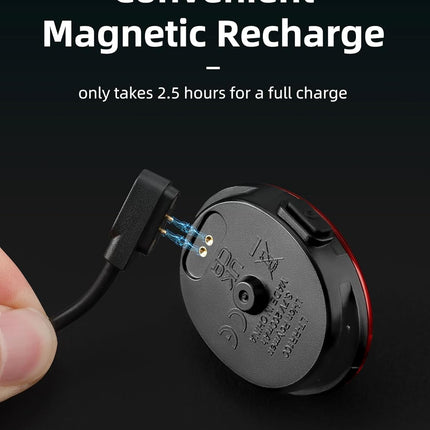 171Feu Traseiro Bicicleta Travagem Inteligente Automática IPX7 & Magnético