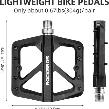 308 Pedali MTB piatti in nylon leggero