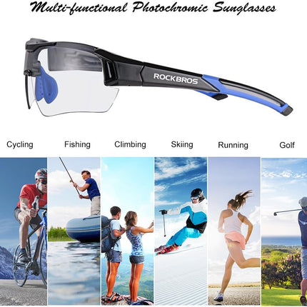 1228Lunettes de soleil photochromiques avec protection UV400