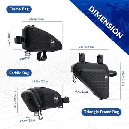 757Set di Borse da Bicicletta ROCKBROS 3-in-1