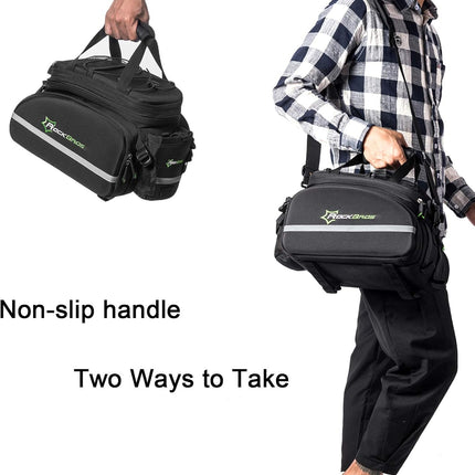 407Borsa per portapacchi posteriore estensibile da 10 a 35 L