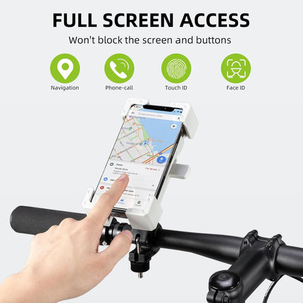 Support Téléphone Vélo/Moto Réglable à 360° Noir