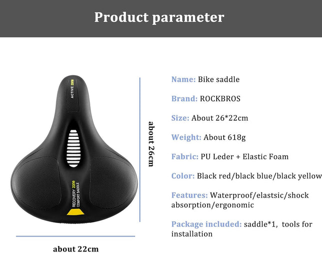 317 Ergonomic gel bicycle saddle