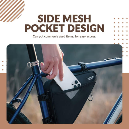 966Borsa da Telaio per Bicicletta Triangolo 1,5L