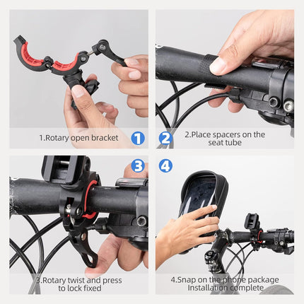 362 ROCKBROS Phone Holder for Bike