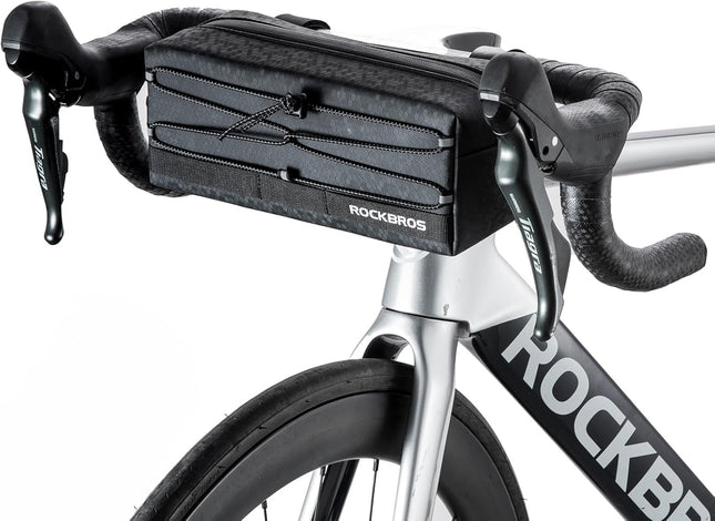 1649Sacoche de guidon étanche pour vélo avec bandoulière