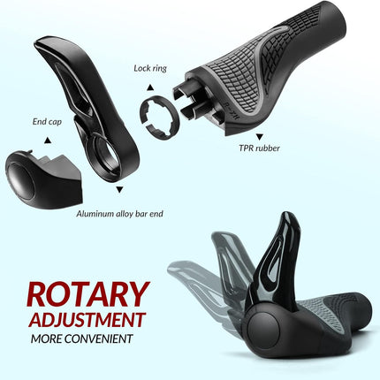 939 Manillares de Bicicleta Ergonómicos