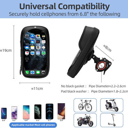 362 ROCKBROS Phone Holder for Bike