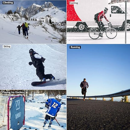 118Cuffia Invernale per Bici ROCKBROS Calda ed Elastica