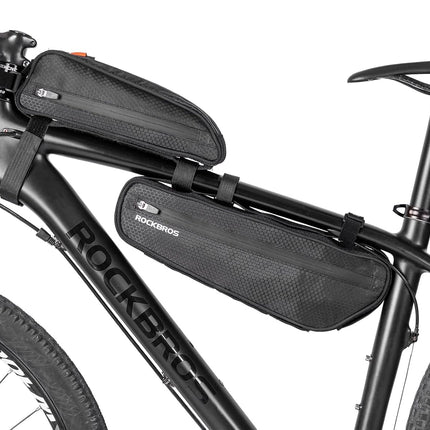 1507Borsa da telaio 2-in-1 staccabile per bicicletta, 2,5 L