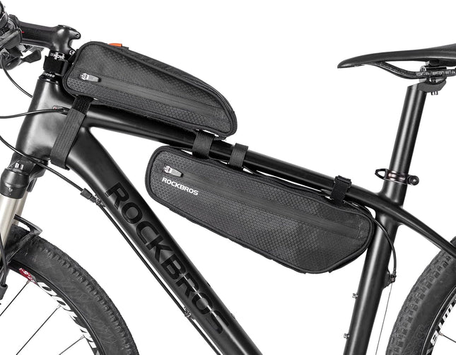 1507Borsa da telaio 2-in-1 staccabile per bicicletta, 2,5 L