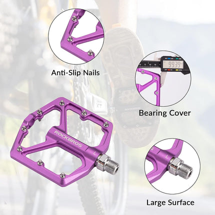 328 Pedali per bicicletta piatti in alluminio