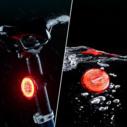 171Feu Traseiro Bicicleta Travagem Inteligente Automática IPX7 & Magnético