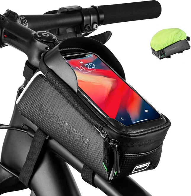 1807 Borsa da telaio per bicicletta impermeabile e touch screen