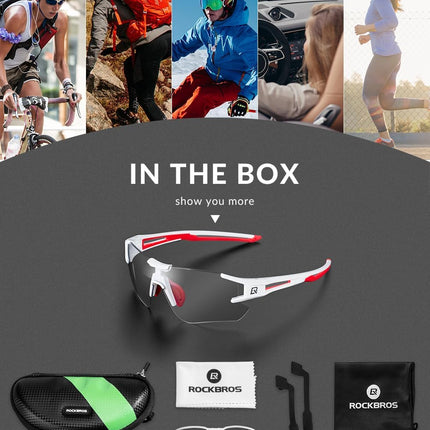 1810 Gafas de sol fotocromáticas polarizadas