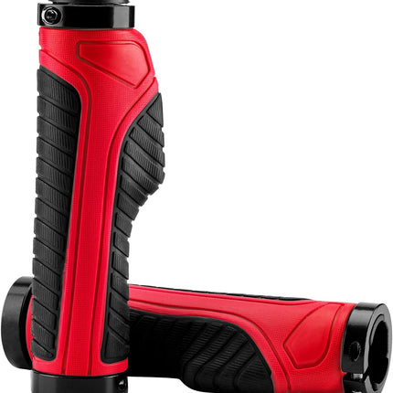 1336Poignées de vélo Rockbros rouge et noir
