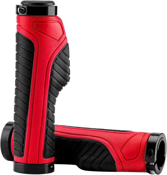 1336Poignées de vélo Rockbros rouge et noir