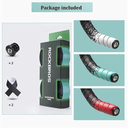 1176ROCKBROS Ruban pour Guidon Antidérapant Anti-Choc en EVA