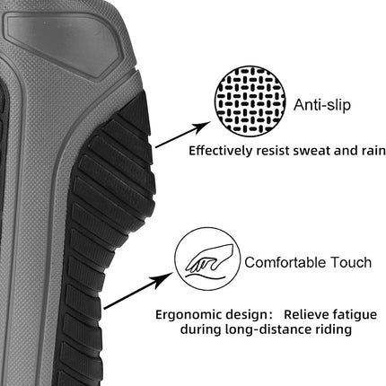 1336Poignées de vélo Rockbros rouge et noir