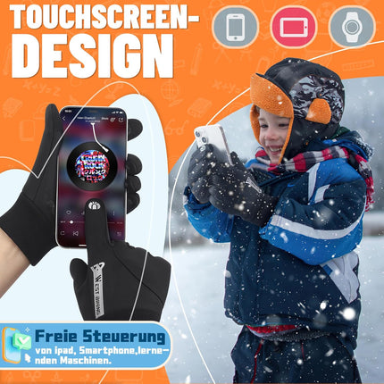 Lämpimät ja liukumattomat urheilukäsineet lapsille