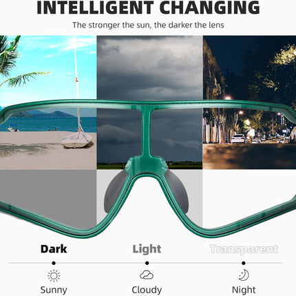 1234Gafas de sol fotocromáticas ROCKBROS con protección UV