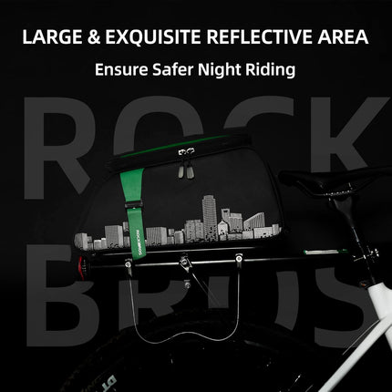 406Borsa impermeabile da 4 L per portapacchi posteriore per bicicletta