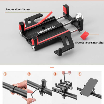 Supporto telefono universale 360° per manubrio 290