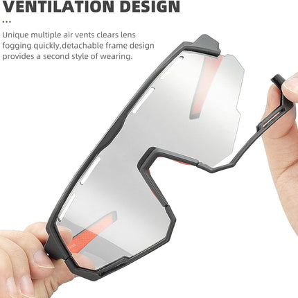 426 Cycling Glasses with Interchangeable Polarized + Photochromic Lenses