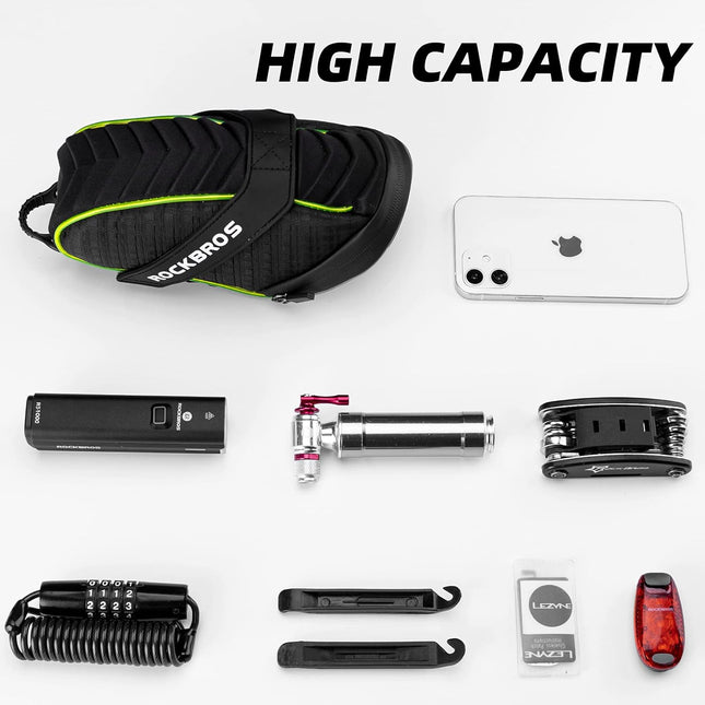 1443Bolsa de sillín impermeable para bicicleta, 1 L