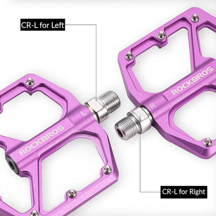 328 Pedali per bicicletta piatti in alluminio