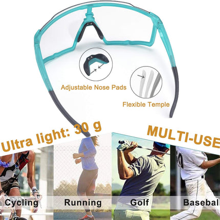 1618 photochromic cycling glasses lenses