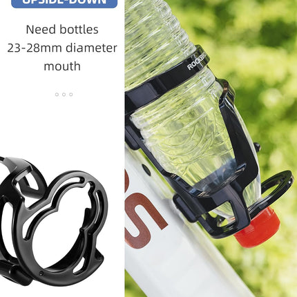 257Portabotellas de bicicleta Rockbros - Negro