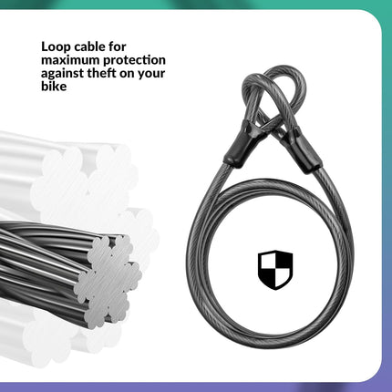 351Cavo Antifurto Universale in Acciaio 1,2 m