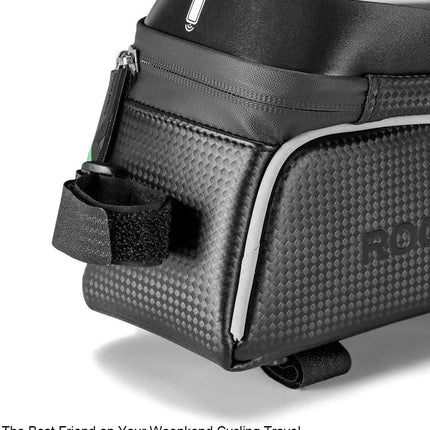 1807 Bolsa de cuadro de bicicleta impermeable y táctil