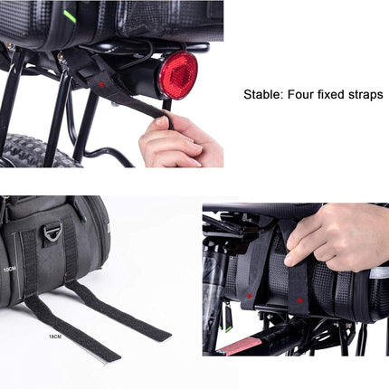 407Borsa per portapacchi posteriore estensibile da 10 a 35 L