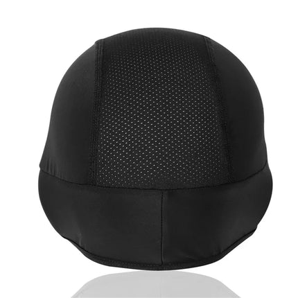 1273Cuffia Estiva Elastico Protezione Solare Anti UV Nero