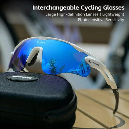 2368 Gafas de ciclismo polarizadas fotocromáticas para ciclismo